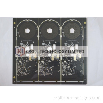 4l Printed Circuit Board Pcb Black solder mask Immersion au carbon